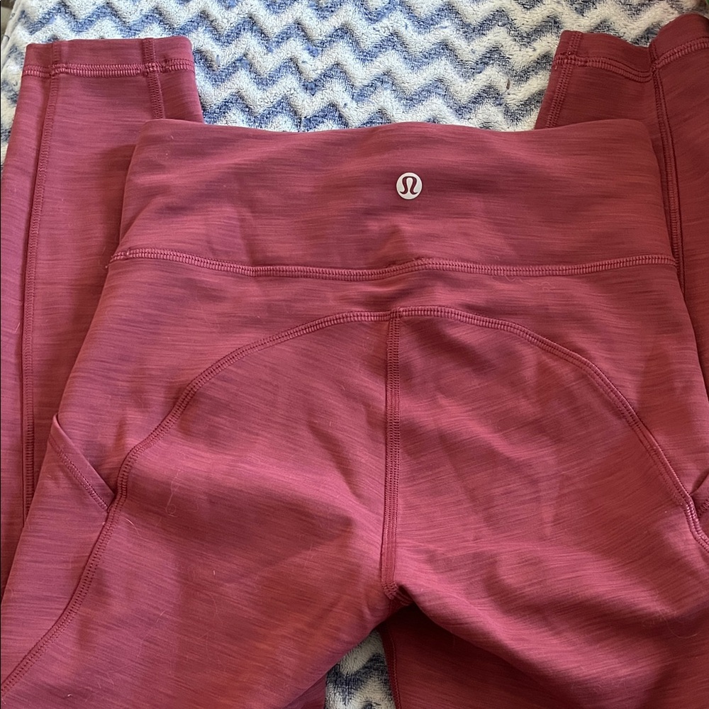 lululemon athletica Burgundy Leggings